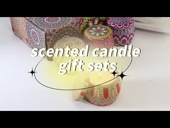 Soy Wax Birthday Candle Scented Luxury Scented Candle Gift Set