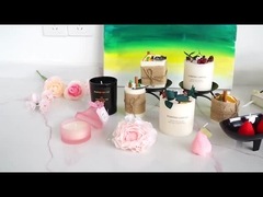 Decorative Crystal Stone Diy Scented Candle Wholesale Price High Quality Private Label Luxury Scente